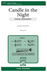 Candle in the Night SATB choral sheet music cover